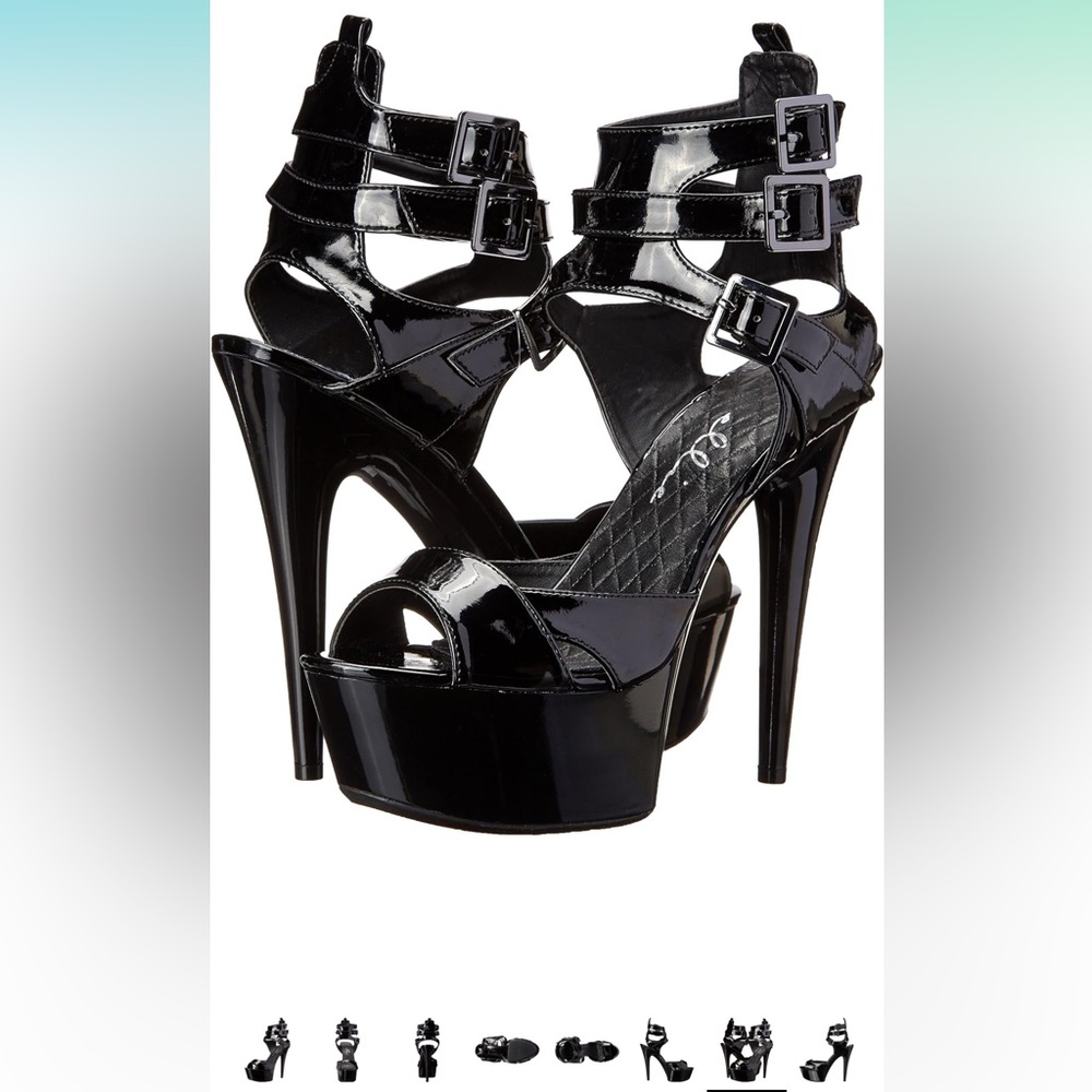 Ellie Shoes Athena 609 platform sandals for women size 8